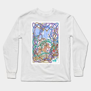 Mr Squiggly Out For A Stroll Long Sleeve T-Shirt